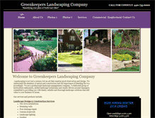 Tablet Screenshot of mygreenkeepers.com
